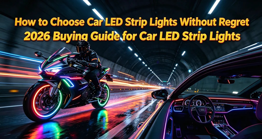 how to choose car led strip